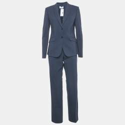 Hugo Boss Navy Blue Wool Julea Suit Set S