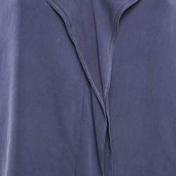 Hugo Boss Blue Silk Loose Fit Top S
