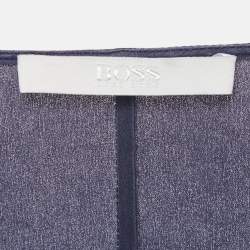 Hugo Boss Blue Silk Loose Fit Top S