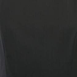 Pre Owned Hugo Boss Navy Blue Wool Short Dress M
