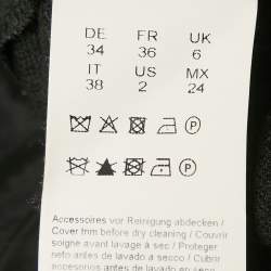 Pre Owned Hugo Boss Black Jacquard Top S