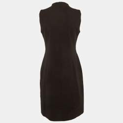 Pre Owned Hugo Boss Black Jersey Klhara Sheath Dress M