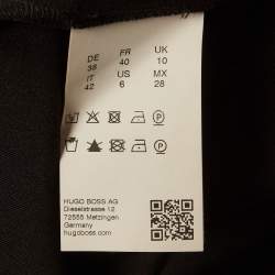 Pre Owned Hugo Boss Black Jersey Klhara Sheath Dress M