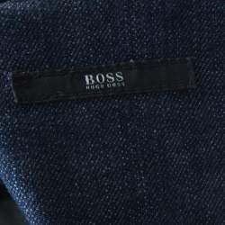 Pre Owned Boss By Hugo Boss Indigo Dark Wash Denim Jacket S