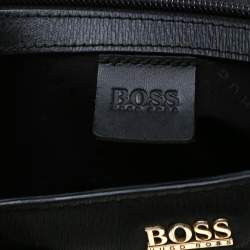 Pre Owned Hugo Boss Black Leather Maika Tote