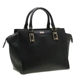 Pre Owned Hugo Boss Black Leather Maika Tote