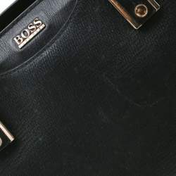 Pre Owned Hugo Boss Black Leather Maika Tote