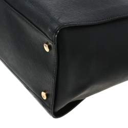 Pre Owned Hugo Boss Black Leather Maika Tote