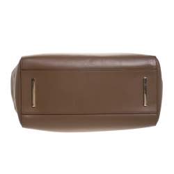 Hugo Boss Brown Leather Romy Top Handle Bag