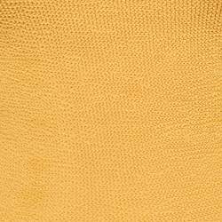 Pre Owned Hunza G Yellow Textured Knit Bodycon Dress S