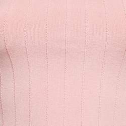 مملوكة مسبقًا Hunza G Pink Stretch Knit Nile Mini Dress One Size 