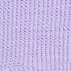 Pre Owned Hunza G Lilac Patterned Knit Cut Out Detail Mini Dress ONE SIZE