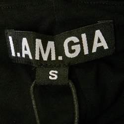 مملوكة مسبقًا I.Am.Gia Black Jersey Cut-Out Vivienne Dress S