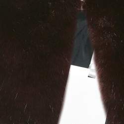 INGIE Paris Burgundy Faux Fur Simfur Jacket S