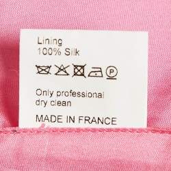 INGIE Paris Pink Lurex Jacquard Shorts S