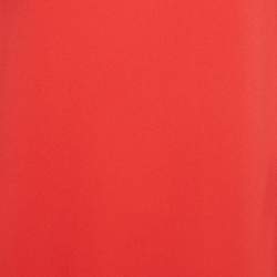 Pre Owned INGIE Paris Red Sateen Gathered Short Dress M
