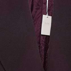 INGIE Paris Purple Wool Overcoat XL