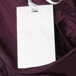 INGIE Paris Purple Wool Overcoat XL