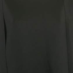 INGIE Paris Black Jersey Shoulder Tie-Up Detail Jeruni Mini Dress XL