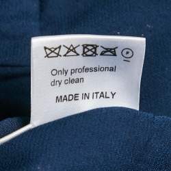 Pre Owned INGIE Paris Navy Blue Sequin V-Neck Mini Dress S