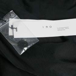 IRO Black/White Glen Checks Cotton Blend Single Breasted Blazer S