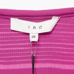 IRO Fuchsia Pink Silk Sleeveless Lia Tunic M