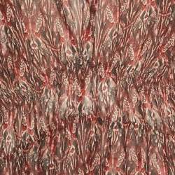 Pre Owned IRO Red Printed Crepe Long Sleeve Blouse M