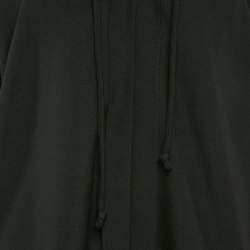 IRO Black Crepe Lace-Up Detail Mini Alessi Dress S