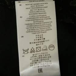 IRO Black Lurex Silk Mini Skirt M