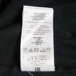 Pre Owned IRO Black Cotton Knit V-Neck Emylie Mini Dress M