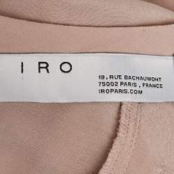 Pre Owned IRO Pink Crepe Nuance Jumpsuit M