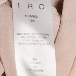 Pre Owned IRO Pink Crepe Nuance Jumpsuit M