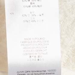 Pre Owned IRO White Tweed Open Front Moana Jacket XXS