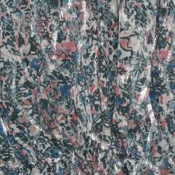 Pre Owned IRO Multicolor Printed Fil Coupe Silk Lurex Top S