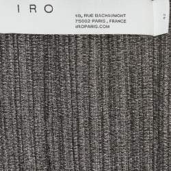 IRO Metallic Cluzco Lurex Ruched Mini Dress L