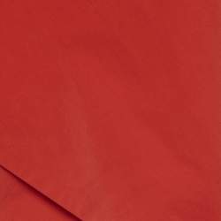 Pre Owned Isa Arfen Red Cotton Knot Detail Blouse S