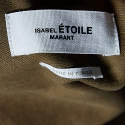 Isabel Marant Etoile Khaki Brown Cotton Satki Jacket S