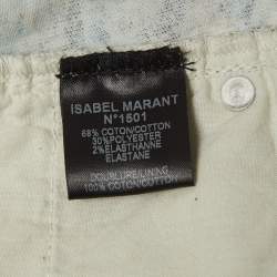 Isabel Marant Etoile Multicolor Velvet Buckled Pants M