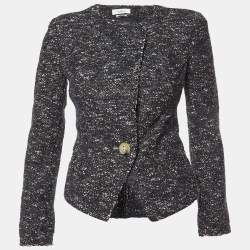 Isabel Marant Etoile Dark Blue/Brown Knit Jacket S