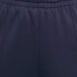Pre Owned Isabel Marant Etoile Navy Blue Cotton Stretch Inayaki Trousers XS