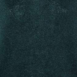 Pre Owned Isabel Marant Etoile Green Mohair Knit Crew Neck Sweater M