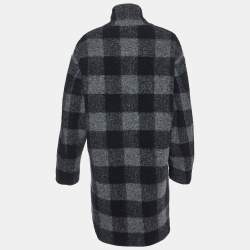 Isabel Marant Etoile Grey Wool Flannel Coat S