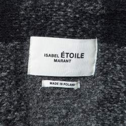 Isabel Marant Etoile Grey Wool Flannel Coat S