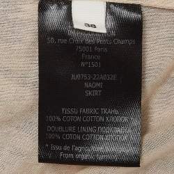 Pre Owned Isabel Marant Etoile Purple Printed Cotton Naomi Mini Skirt M