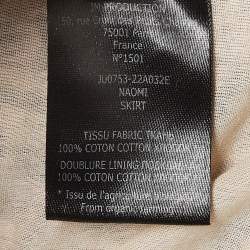 Pre Owned Isabel Marant Etoile Purple Printed Cotton Naomi Mini Skirt M