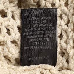 Isabel Marant Etoile Cream Cotton & Linen Knit Sweater  S