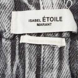 Pre Owned Isabel Marant Etoile Grey Washed Denim Teresa Shorts M