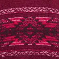 Pre Owned Isabel Marant Etoile Avril Fair-Isle Knit Oversized Sweater S