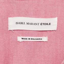 Isabel Marant Etoile Pink Cotton Long Sleeve Shirt S