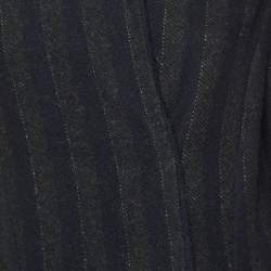 Isabel Marant Etoile Black Stripe Wool Blend Jacket S